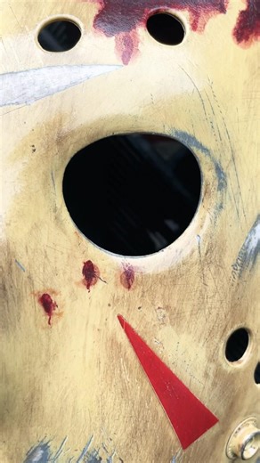 Friday The 13th Part 4 Jason Mask #fridaythe13th #jasonvoorhees #hockeymask #campcrystallake #DIY