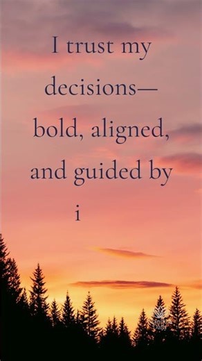 Trust Yourself | Intuitive Decision-Making Affirmation 🌙