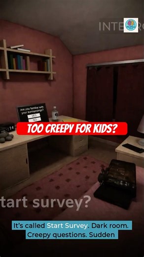 Parents Warning: Roblox “Start Survey” Is Creepy #roblox #shorts