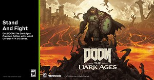 DOOM: The Dark Ages GeForce RTX 50 Series Bundle Available Now