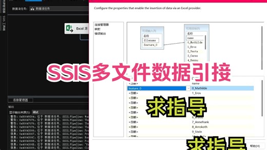 SSIS多源数据集成如何合并10个Excel文件????