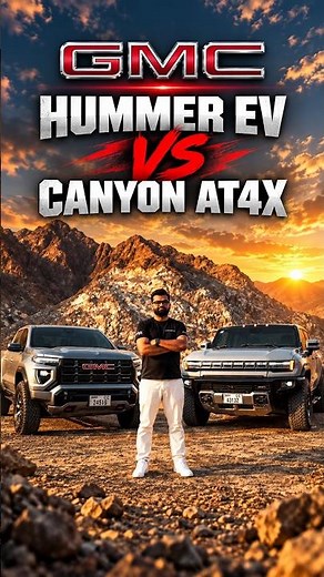 1,000 HP HUMMER EV vs Canyon AT4X: Which Would You Choose?