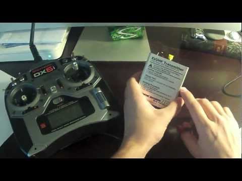 Connect EzUHF to Spektrum Dx6, Dx7, or Dx8