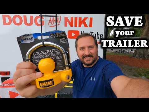 🔒 Protect Your Trailer with the REESE Towpower Coupler Lock! 🚚💪