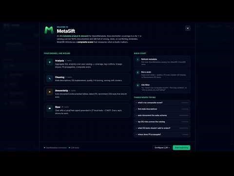 MetaSift Full Demo
