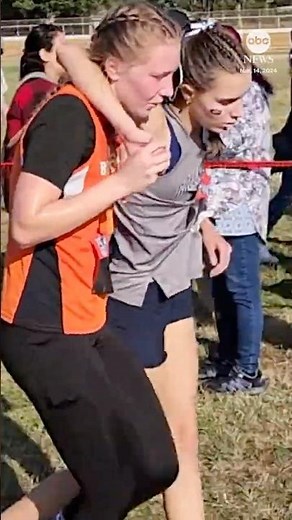 Arkansas high school runner helps competitor cross the finish line