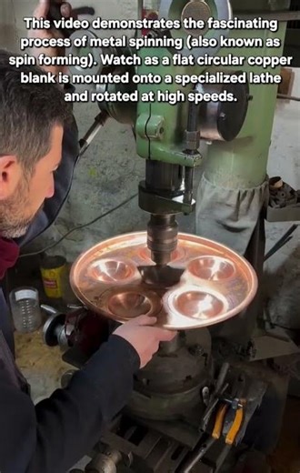 Industrial Metal Spinning: How a Copper Sheet Becomes a Tray