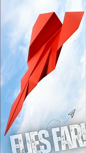 EASY & SIMPLE! Paper Airlane That Flies Really Far!