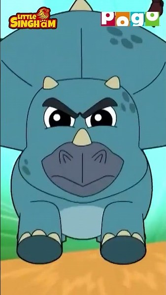 #LittleSingham Ka Dinosaur Rescue!🦖💥| Hindi Cartoon 😍| #shorts | ‪@PogoChannel‬