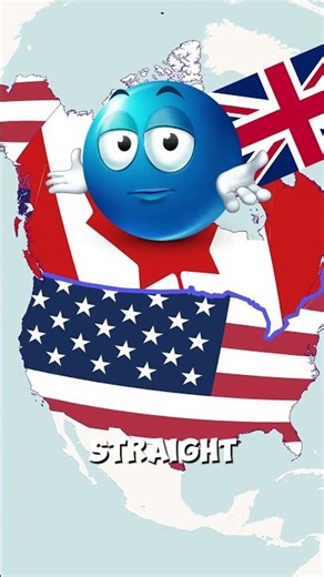 The Border That Accidentally Cut a Town in Half 🤯 #shorts #history #amercia