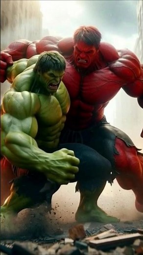 Hulk vs Red Hulk 🔥 | Epic Showdown You Can’t Miss! 💥 #Shorts