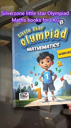 Silverzone little star maths Olympiad for LKG | Junior kg book review #olympiad #silverzone