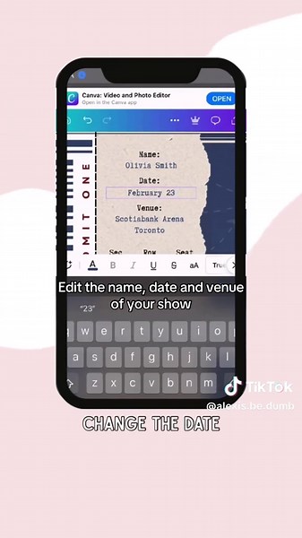 Tutorial for Creating Printable Conan Gray Tickets