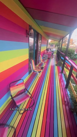 Colorful Rainbow House Interior Design Ideas