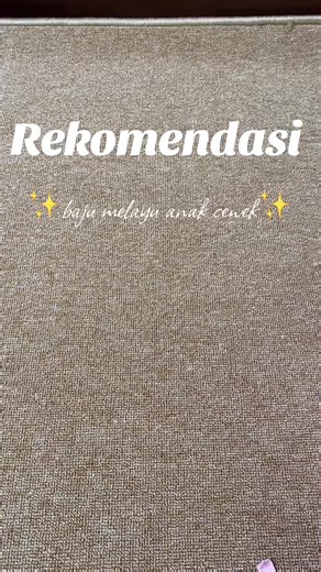 Model Baju Melayu Anak Cewek yang Cakep dan Gemes