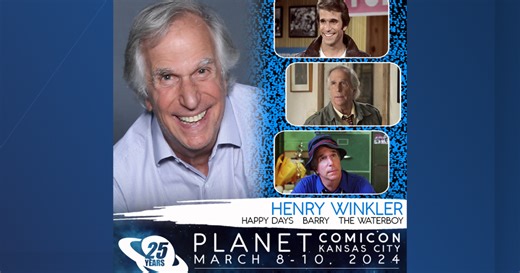 Ayyy: Henry Winkler, AKA 'Fonzie,' joins Planet Comicon KC’s 2024 guest lineup