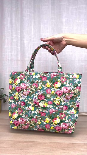 20K views · 533 reactions | Easy ✨Diy Tote Bag | How to Make Shopping Bag #Reels #diytotebag #diy #วิธีทำกระเป๋าผ้า | P&K Handmade | Facebook