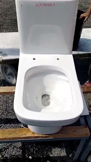 powerful water closet flush 💦 #sanitaryware #washroomdesign