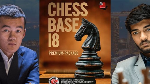用ChessBase18对比丁立人与古克什优缺点