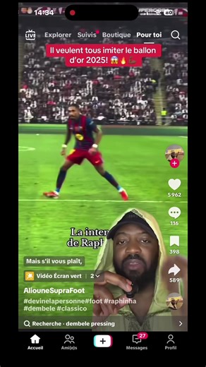 Rafinha et Dembélé : Le nouveau phénomène du pressing