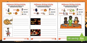 Halloween Early Writing Activities