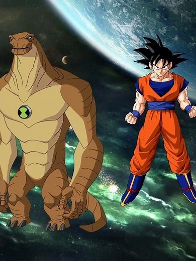 BEN 10 vs GOKU Battle Comparison