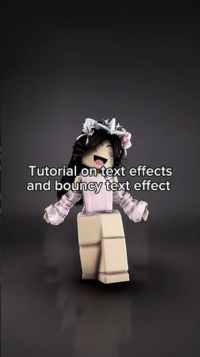 Tutorial on text effects & bouncy text effect! #roblox #robloxedit #aftereffects #tutorial #edit