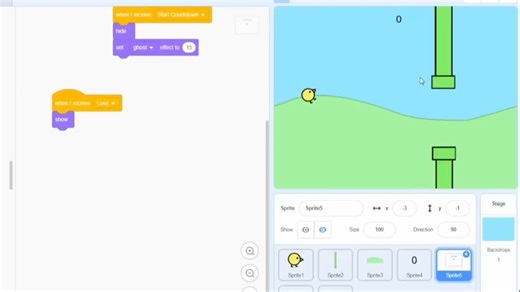 少儿编程|游戏|Scratch Tutorial for Beginners - Make a Flappy Bird Game