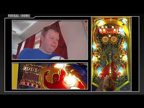 Bally Fireball (Home Edition) Pinball Machine Live Tutorial