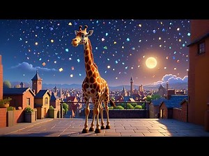 The Giraffe That Danced on the Roof 🦒💃 | Fun Learning Story for Kids | Educational Kids Video