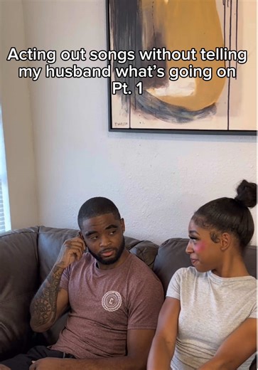 Acting out songs without telling my husband part one can you guess the song? #explore #reels #explorepage #funnymemes #reelsvideo
