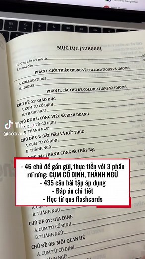 Sách 4500 Collocations & Idioms cho người học