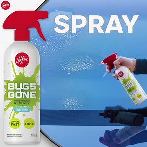 168 reactions · 13 shares | It takes a strong product to clean road bugs off your car, but you don’t have to settle for something filled with harsh, harmful ingredients! Bugs-Be-Gone is a safe, water-based formula that removes stubborn crud from your car without damaging paint or leaving behind toxic chemicals.  And it’s so easy to use! You just spray it on and watch all the bugs rinse away! Don’t let bugs get you down, try Bugs-B-Gone today! | Sea Foam Products | Facebook