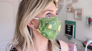 960K views · 3.9K reactions | Simple 10 minute masks with elastic ;) https://melaniekham.com/homemade-face-mask/ | Melanie Ham | Facebook