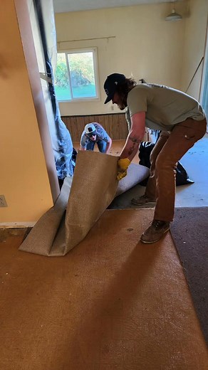 We are making progress! Walls primed, carpets out and goodbye old cobwebs. | Stacey Kent Bingham