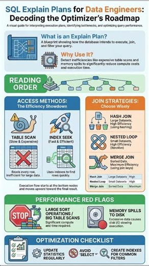SQL Performance Tuning Using Explain Plan #dataengineering #dataanlysis #dataanalytics #sql #dba
