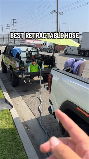 Your old vacuum still works fine — it just needs an upgrade. Plug in, pull out, and let the hose retract itself. Clean smarter, save more 💸 | Giraffe Tools
