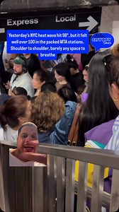 Yesterday’s NYC heat wave hit 98°, but it felt well over 100 in the packed MTA stations. Shoulder to shoulder, barely any space to breathe—summer in the city hits different! 🚇🔥 Stay cool and safe out there, New York. Video credit @walkwalktour Hashtags: #NYCHeatWave #MTANews #NYCSummer #SubwayLife #PackedTrain #HeatAdvisory #StayCoolNYC #CityBoyTimes #NYCUpdates #UrbanLife #TrainTroubles #NewYorkProblems #TrendingNYC | Gomez V Omar