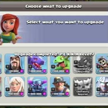 pekka level 1 to level 11 #clashofclans #comedy #coc #subscribe