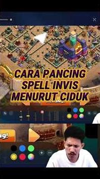 Cara Pancing Spell Tower Invis#cidukwarrior #clashofclans #coc #shortsindonesia #gameplay #education