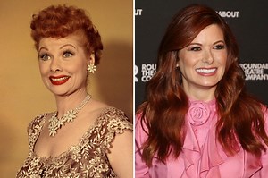 Debra Messing fans still mad Nicole Kidman is playing Lucille Ball in biopic