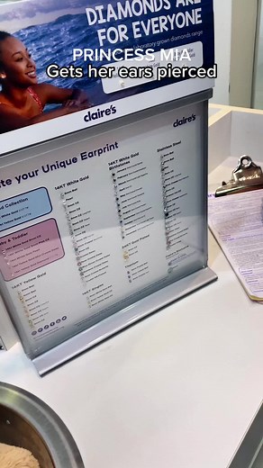 Claire's Earrings Piercing Guide for Babies and Parents