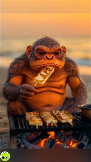 The Infinite Loop of Food Eating Itself 🍎🌀 (Trippy Animation)