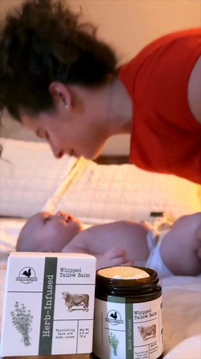 The balm I trust on my baby's skin. 💛 When you're mindful about what touches your child’s skin, ingredients and where they're made matter. That’s why so many moms choose Hearth & Homestead’s Tallow Balm: a clean, handcrafted moisturizer made right here in Virginia with just 100% grass-fed tallow and organic oils. No fillers. No fragrance. Just simple, time-tested skincare. 🧼 Gentle enough for babies 🌿 Nourishing enough for the whole family 🏡 Small-batch, family-made in Virginia Skincare does
