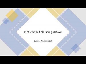 Plot vector field using Octave