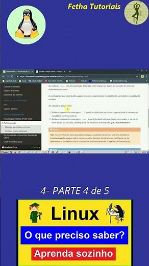 4- Curso de Linux para Leigos. PARTE 4 de 5 Apresentação O QUE PRECISO SABER PARA USAR LINUX