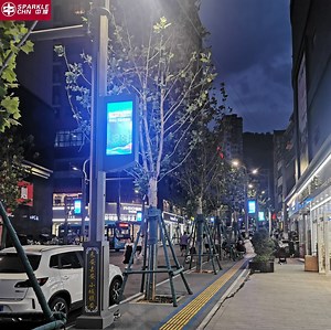 [Hot Item] Interactive LED Display Screen for Smart Street Lights, Touch-Supported