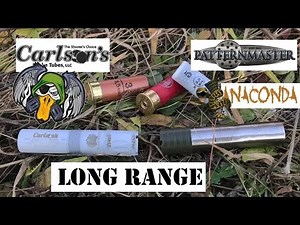 СРАВНЕНИЕ CARLSON’S Cremator Snow Goose Long Range & Patternmaster ANACONDA Long Range / ЧОК / ЧОКИ