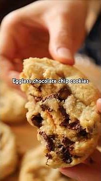 NO EGG chocolate chip cookies recipe