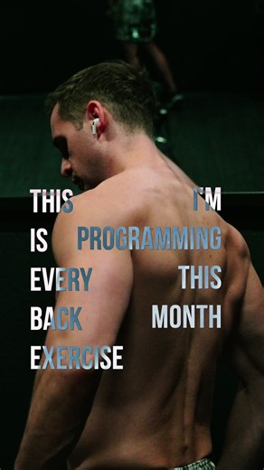 🧬 Every Back Exercise We’re Hitting This Month 🗓️ Goal of this month is to build a back that looks built and complete from every angle. This month, that looks like an emphasis on the Upper Back that most guys neglect. 📲 Comment “BACK” to try my program free for 7 days